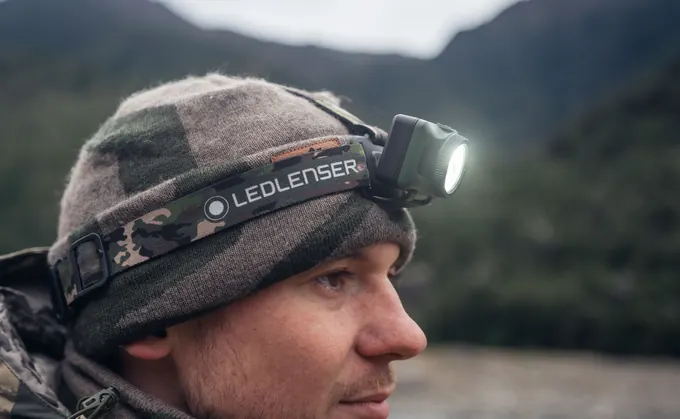 HF7R RGB worn on the head