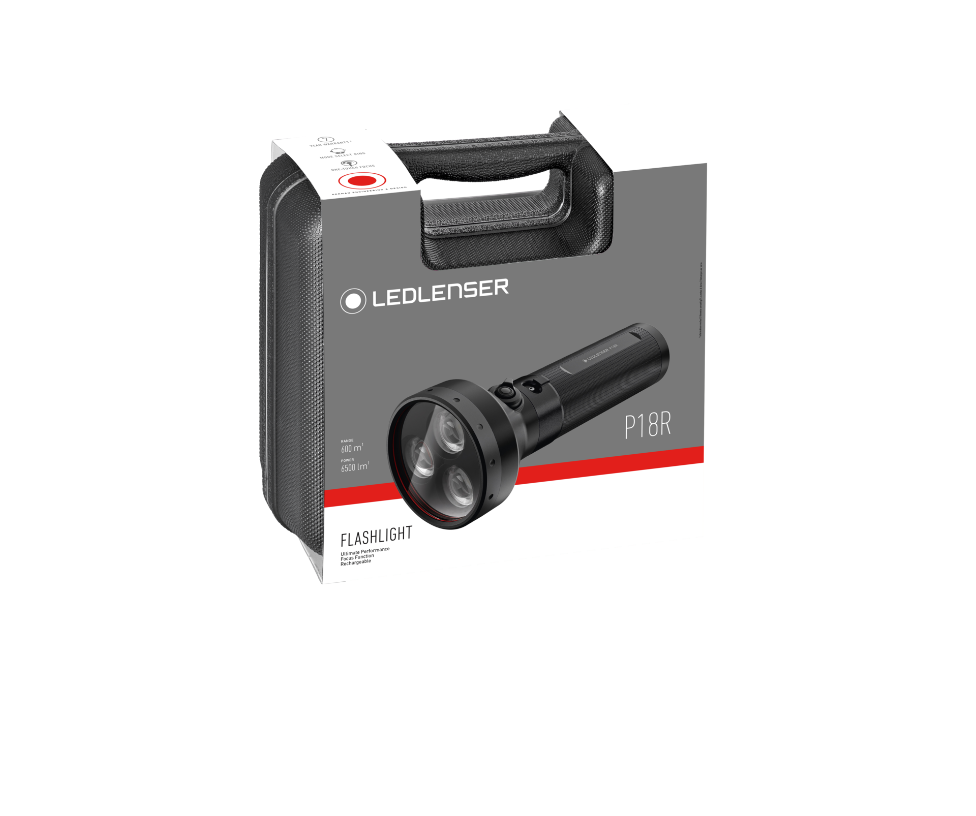 Lampe torche LED ultra puissante - LedLenser® P18R Signature - Rechargeable Lampe torche LED ultra puissante - LedLenser® P18R Signature - Rechargeable