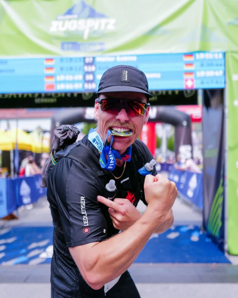 Laurin beim Ultra-Trail-Lauf