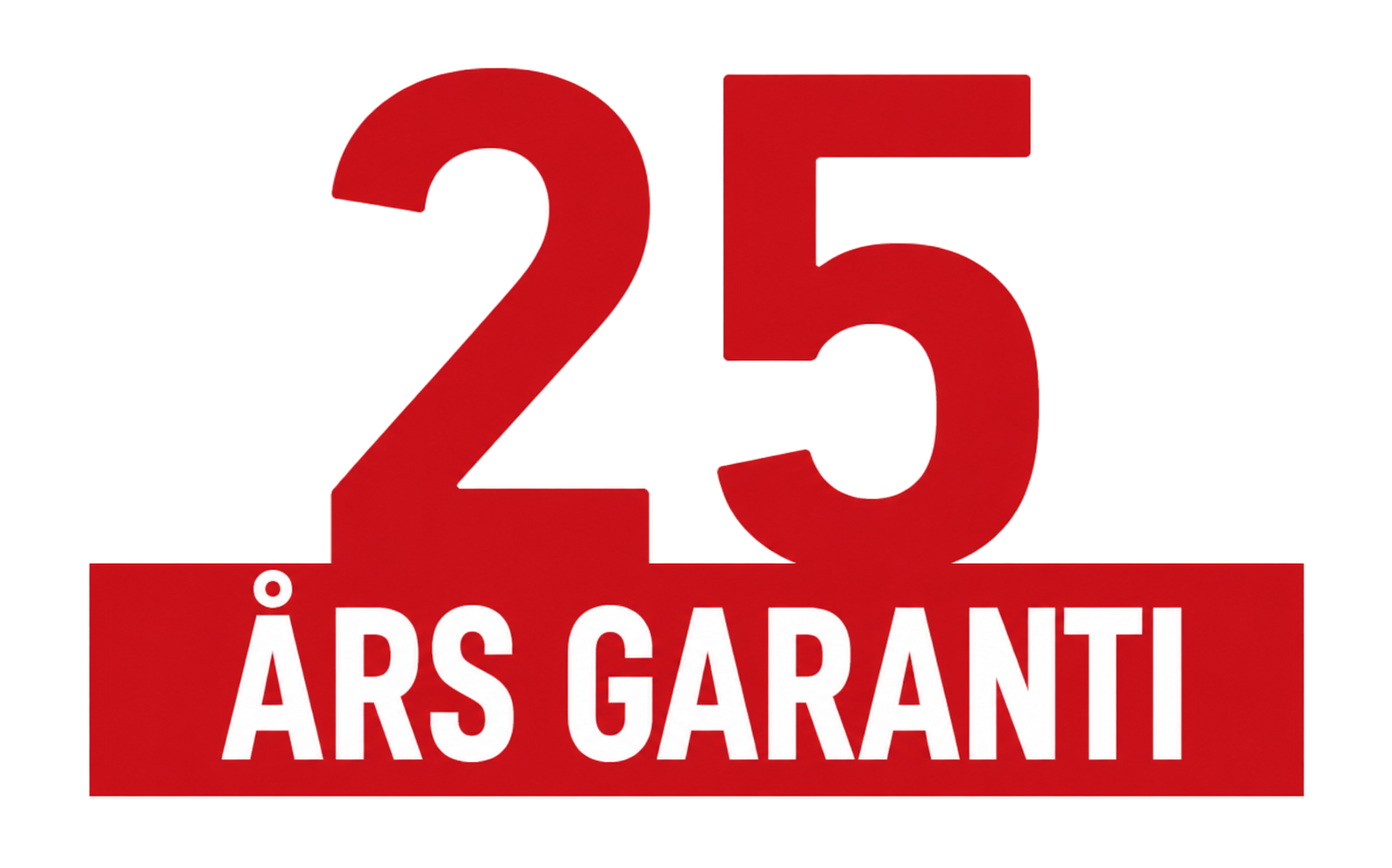 25 Years Warranty