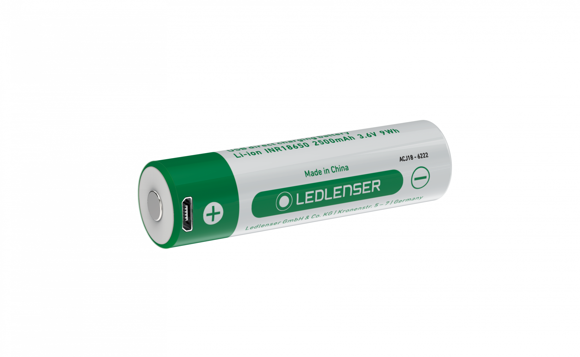 2 packs de piles (18650 Direct USB-C)