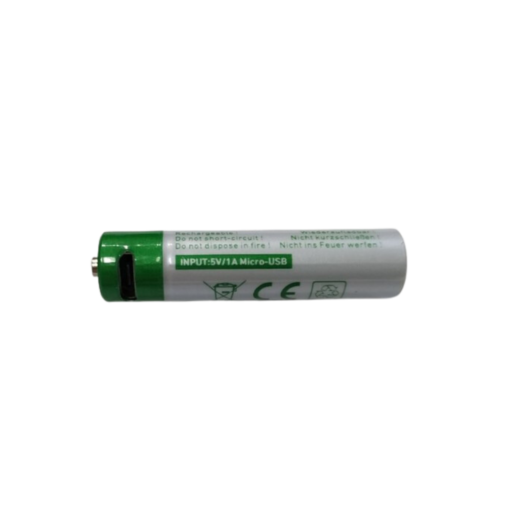 1 set of rechargeable batteries - Direct USB