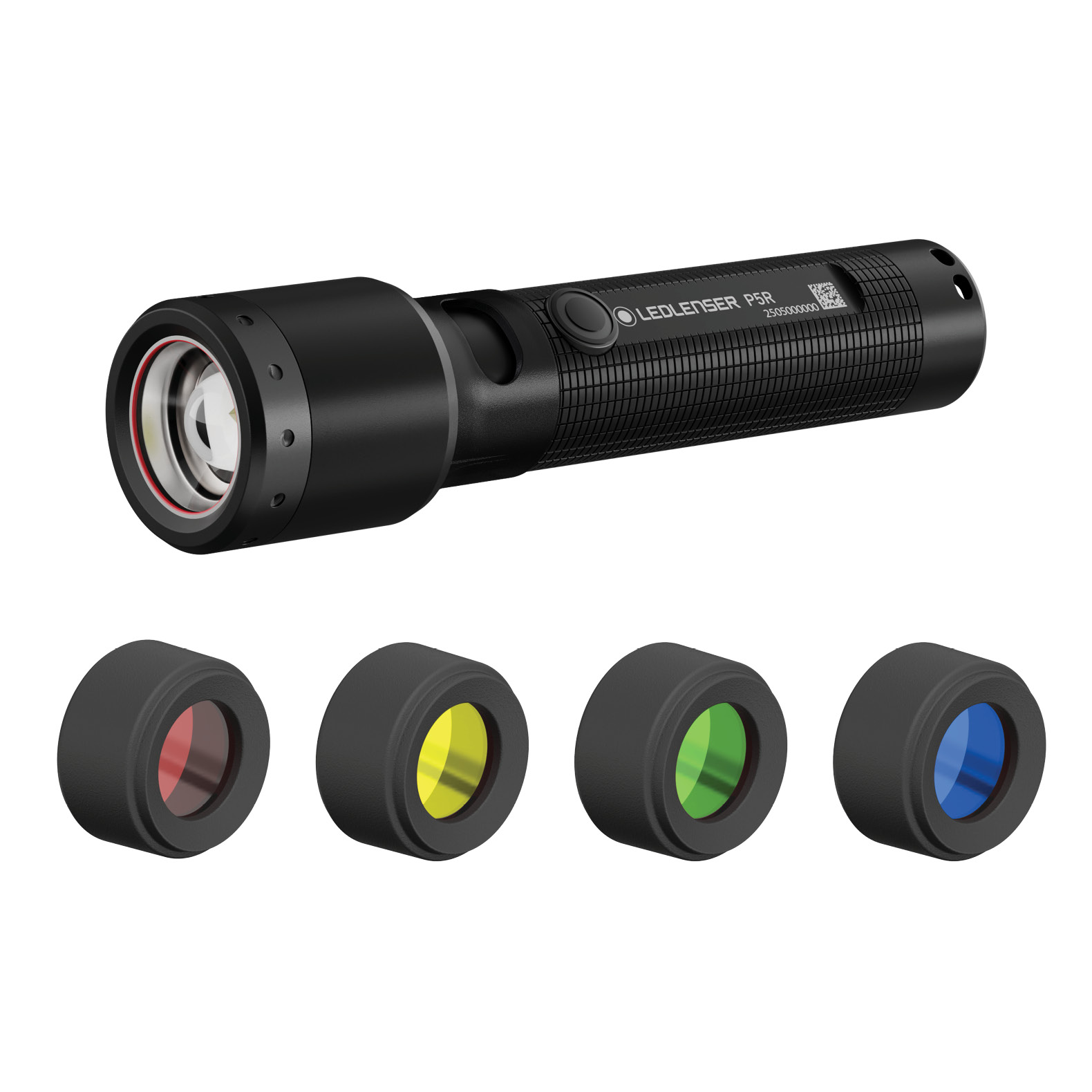 Allround-Taschenlampe P5R und Color Filter Set Allround-Taschenlampe P5R und Color Filter Set